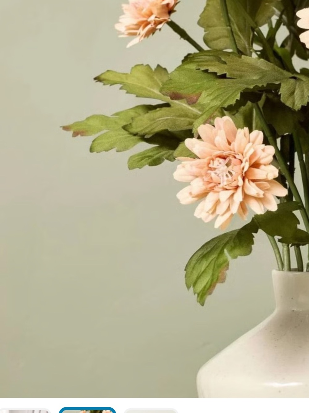 NWOT Hearth & Hand Orange Daisy Flower Arrangement - Picture 3 of 7